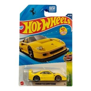 Hot Wheels Yellow Ferrari F40 Competizione